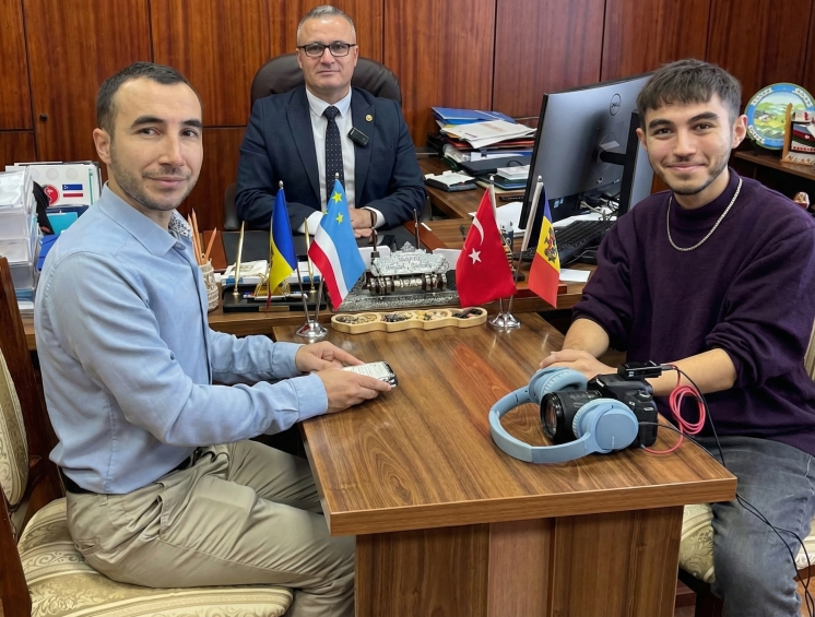T&uuml;rkiye&rsquo;den Gelen Araştırmacıların Komrat Devlet &Uuml;niversitesi Ziyareti