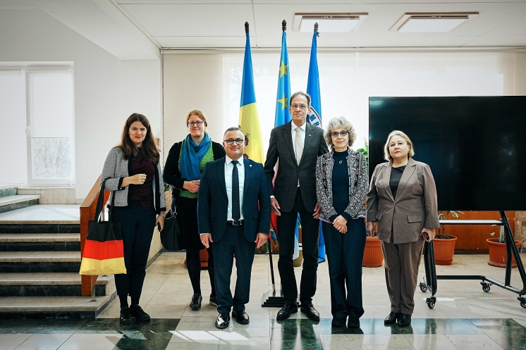 Vizita noului Ambasador al Germaniei Hubert Knirsch la Universitatea de Stat din Comrat