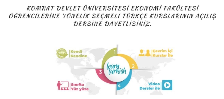 Facultatea de Economie. Cursuri de limba turcă