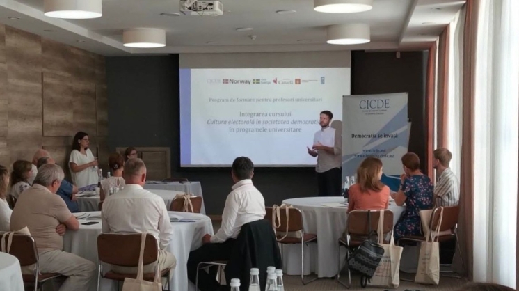Universitatea de Stat din Comrat a participat la programul de perfecționare profesională destinat cadrelor didactice universitare