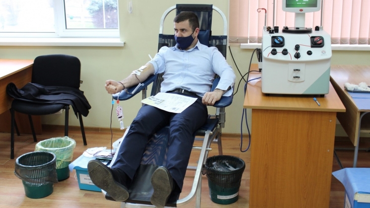 1 марта в стенах КГУ прошел день донорства крови