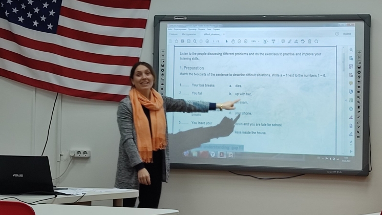 Открытое практическое занятие на кафедре иностранных языков