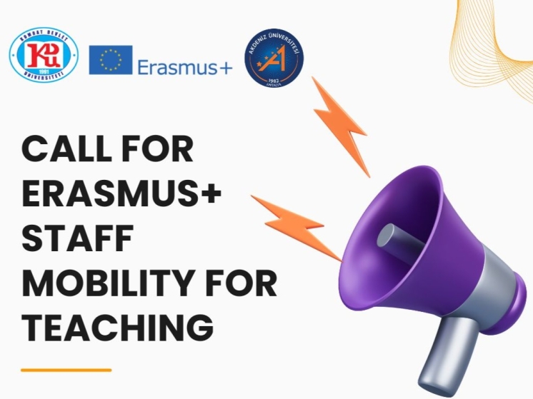 Akdeniz Üniversitesi Erasmus+ Staff Mobility for Teaching Programı Başvuru Duyurusu