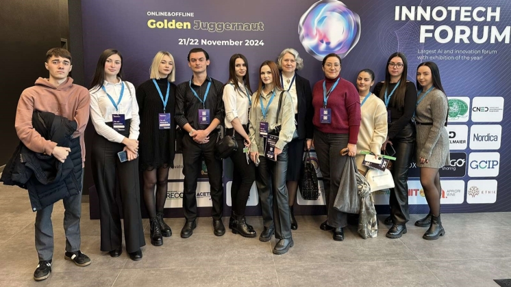 Studenții Universității de Stat din Comrat au participat la evenimentul Golden Juggernaut InnoTech Forum