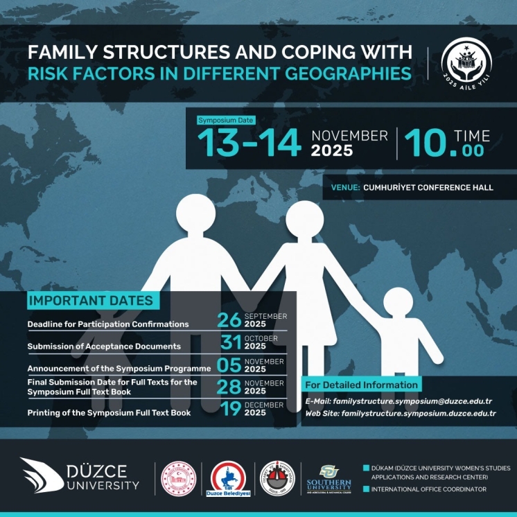Uluslararası Sempozyum “Farklı Coğrafyalarda Aile Yapıları hem Risk Faktörleriyle Başa Çıkma”
